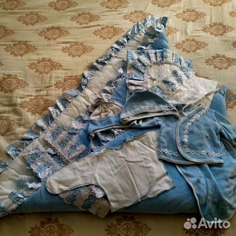 Комплект на выписку для мальчика весна