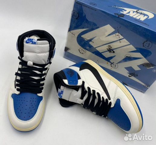 Новые Кроссовки Nike Jordan 1 Retro x Scott Travis