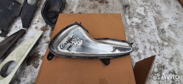 Птф левый Hyundai Solaris 1 рестайлинг 2014-2017