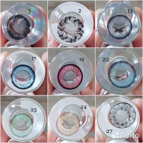 Цветные контактные линзы для глаз