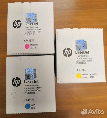 Картридж hp cf411xc, cf412xc, cf413xc