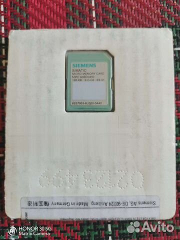 Карта памяти MMC Siemens 6ES7953-8LG20-0AA0