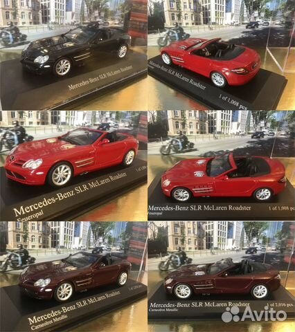 Модели Mercedes AMG Maybach Sauber Smart 1:43