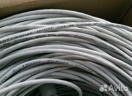 Кабель витая пара utp 5e медь