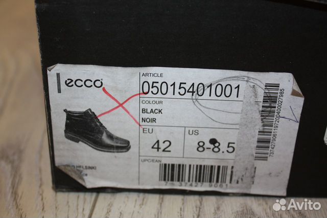 Зимние мужские ботинки Ecco новые 42