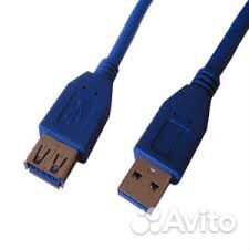 Новый кабель удлинитель USB 3.0-AM-AF 3 м Новый кабель удлинитель USB 3.0-AM-AF 3 м