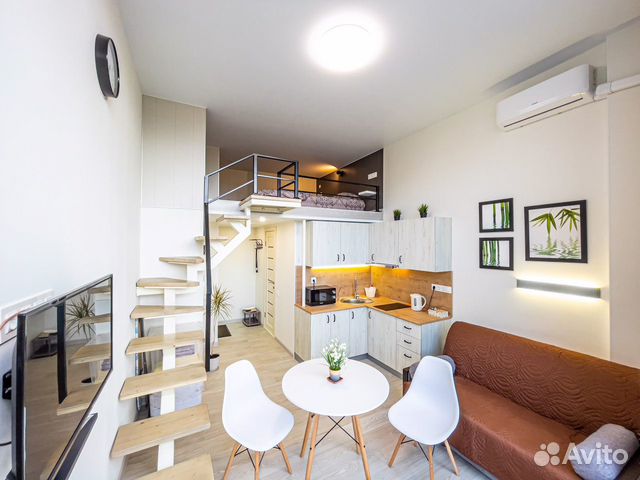 

Квартира-студия, 30 м², 2 кровати