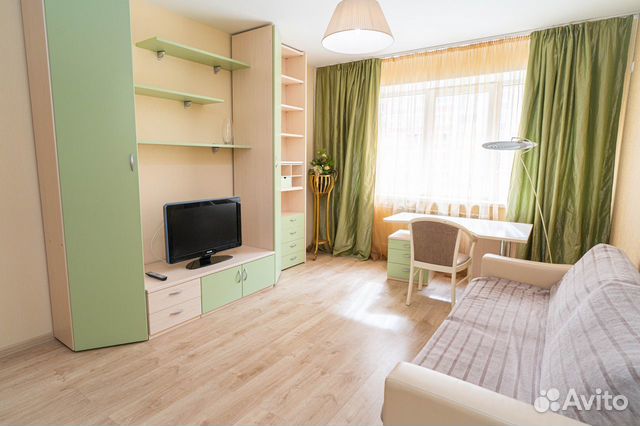 

1-к. квартира, 40 м², 2 кровати