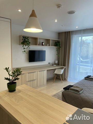 

Квартира-студия, 33 м², 1 кровать