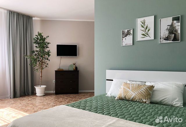 

1-к. квартира, 45 м², 2 кровати