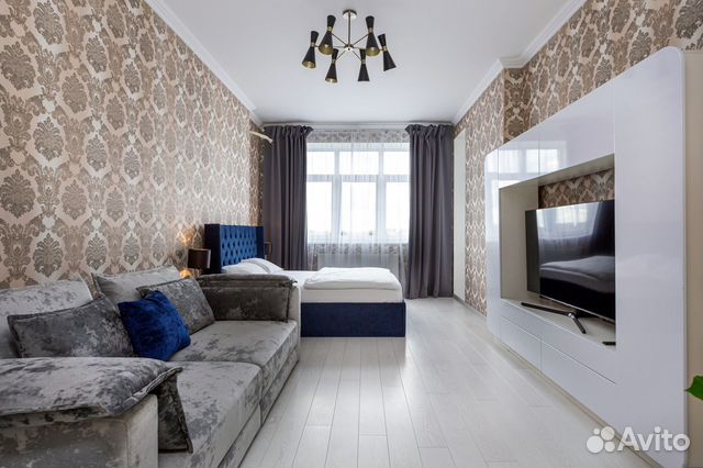 

1-к. квартира, 49 м², 2 кровати