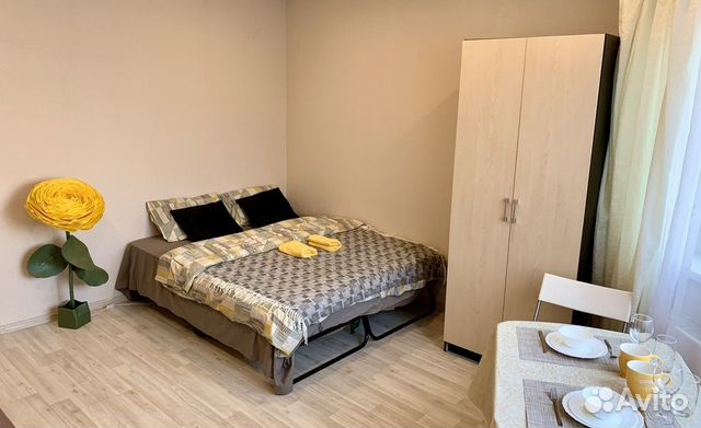 

Квартира-студия, 24 м², 2 кровати