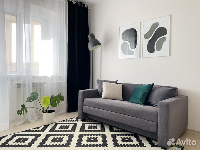 

1-к. квартира, 39 м², 2 кровати