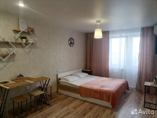 

Квартира-студия, 29 м², 2 кровати