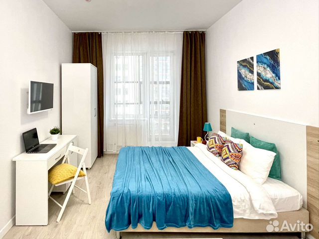 

Квартира-студия, 26 м², 2 кровати