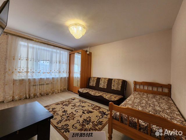 

1-к. квартира, 42 м², 2 кровати