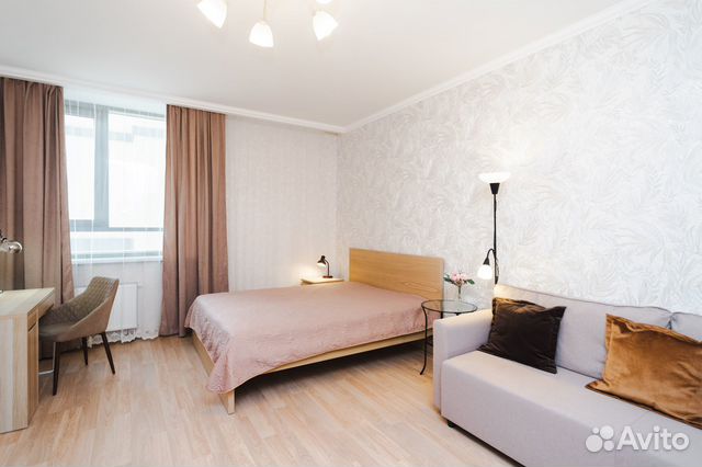 

1-к. квартира, 40 м², 2 кровати