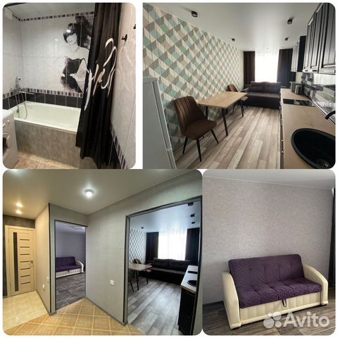 

1-к. квартира, 42 м², 3 кровати