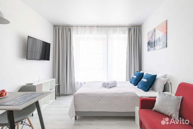 

Квартира-студия, 24 м², 2 кровати