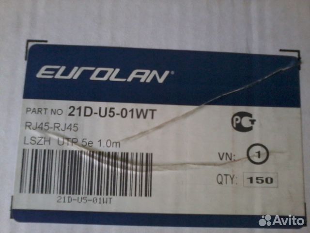 Eurolan патч-корд, rack mount, угз, UTP, bsur, SUR Eurolan патч-корд, rack mount, угз, UTP, bsur, SUR