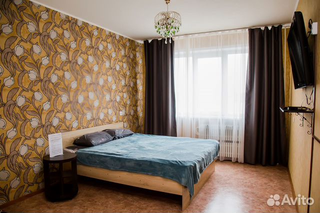 

1-к. квартира, 38 м², 2 кровати