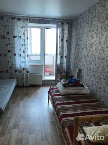 

Квартира-студия, 30 м², 2 кровати