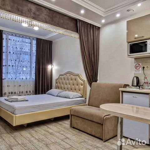 

Квартира-студия, 22 м², 2 кровати