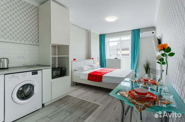 

Квартира-студия, 28 м², 1 кровать