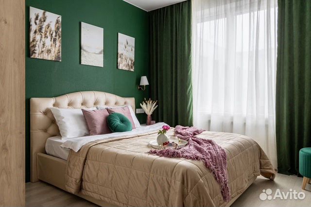 

1-к. квартира, 37 м², 2 кровати