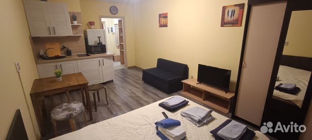 

Квартира-студия, 26 м², 2 кровати