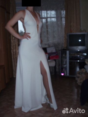Белое платье в пол goddess Белое платье в пол goddess