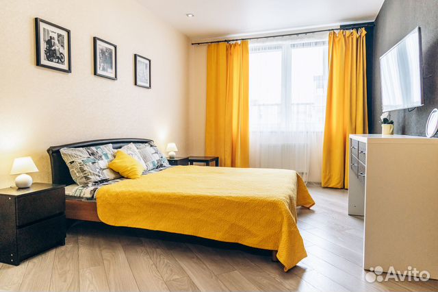 

1-к. квартира, 45 м², 2 кровати