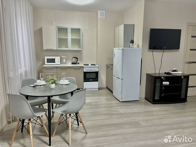 

Квартира-студия, 33 м², 2 кровати