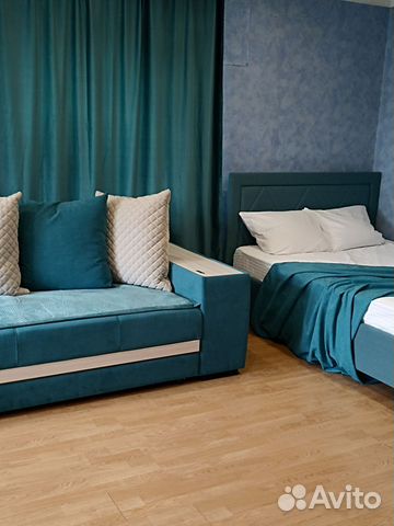 

1-к. квартира, 38 м², 2 кровати