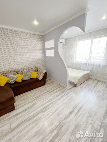 

1-к. квартира, 45 м², 2 кровати