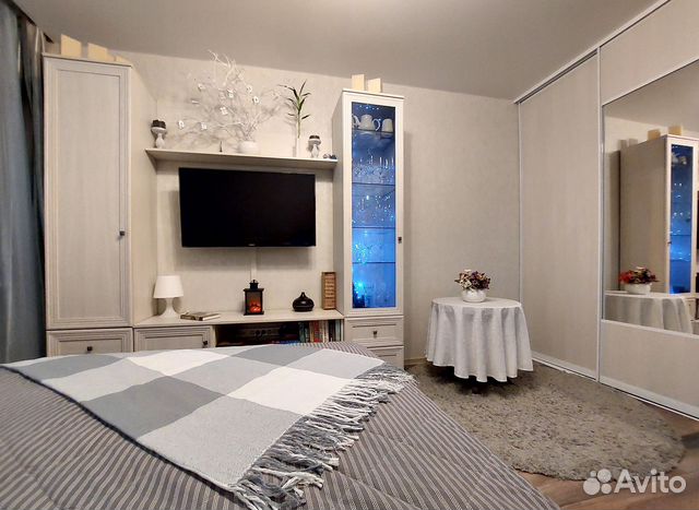

1-к. квартира, 42 м², 2 кровати