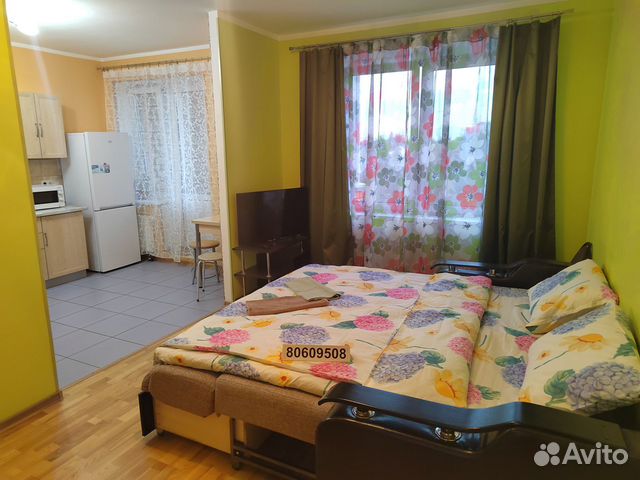 

Квартира-студия, 37 м², 1 кровать