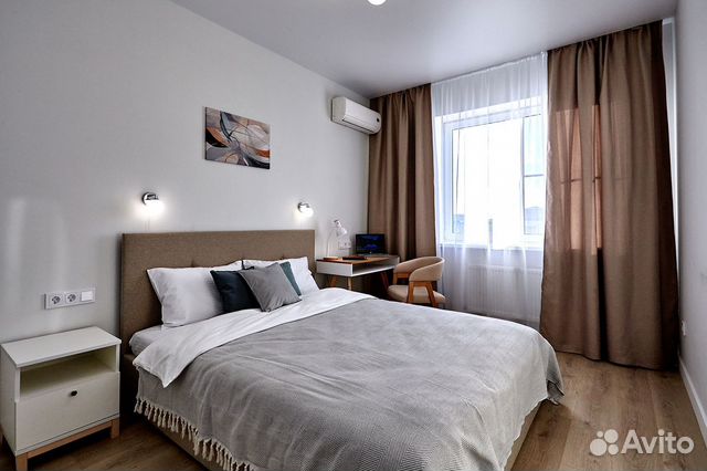 

1-к. квартира, 34 м², 2 кровати