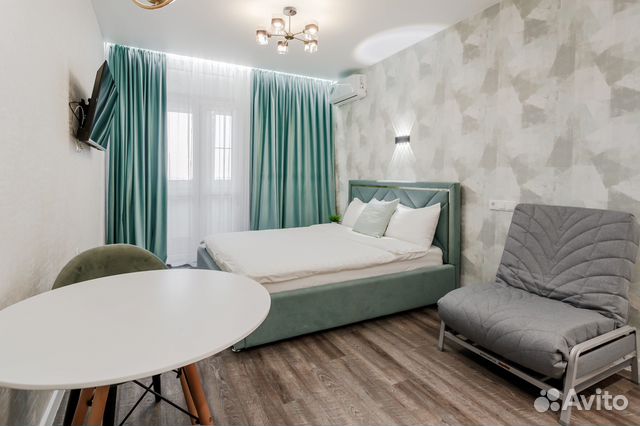 

Квартира-студия, 28 м², 2 кровати