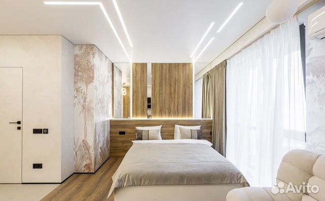 

Квартира-студия, 34 м², 2 кровати