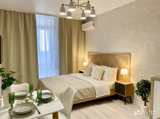 

Квартира-студия, 30 м², 2 кровати