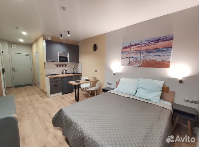 

Квартира-студия, 27 м², 2 кровати