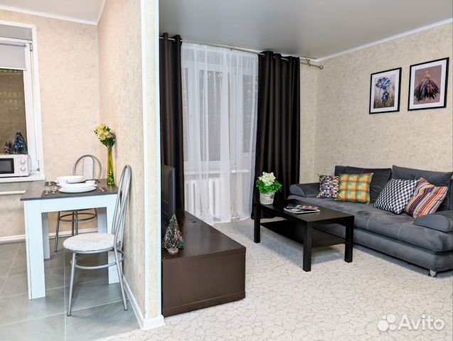 

1-к. квартира, 34 м², 2 кровати