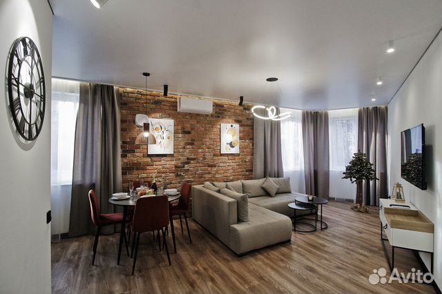 

1-к. квартира, 55 м², 2 кровати