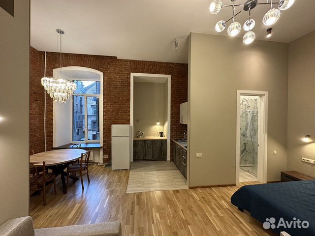 

Квартира-студия, 40 м², 2 кровати