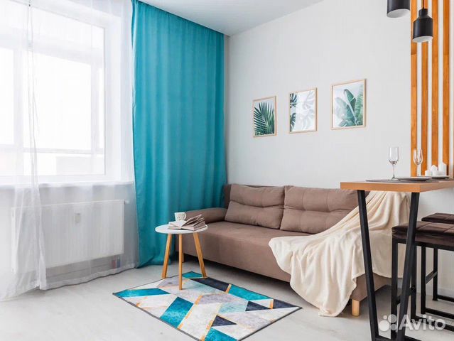 

Квартира-студия, 27 м², 2 кровати