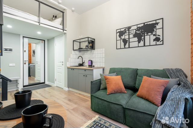 

Квартира-студия, 20 м², 2 кровати