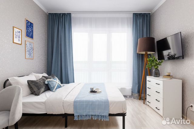 

1-к. квартира, 45 м², 3 кровати