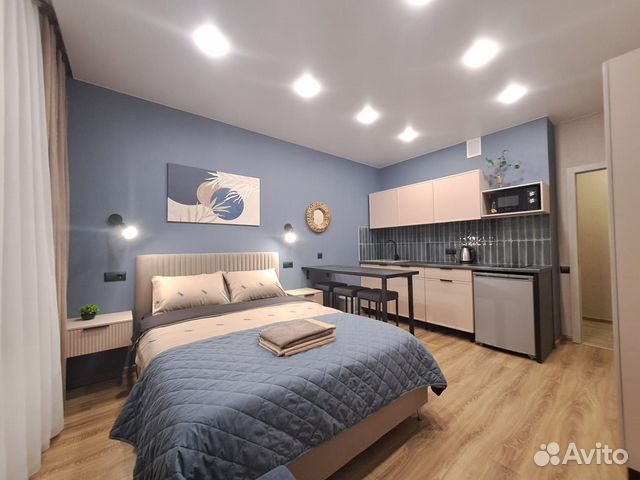 

Квартира-студия, 25 м², 2 кровати