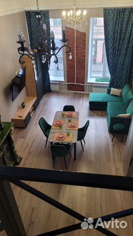 

Квартира-студия, 46 м², 2 кровати